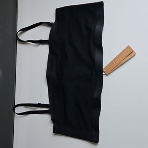 NWT SKIMS Scuplt Bandeau Onyx Women LARGE